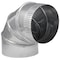 Imperial Mfg Imperial 6 in. D X 6 in. D Adjustable 90 deg Galvanized Steel Furnace Pipe Elbow GV0293-C - alternate 4